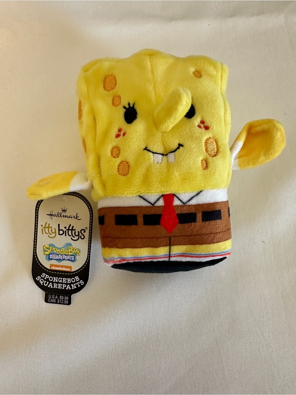 Hallmark Itty Bittys SpongeBob SquarePants Plush - Yellow